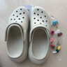 卡駱馳（crocs）經(jīng)典泡芙Clog男女一腳蹬懶人沙灘鞋 CR207521-2Y2 38 曬單實拍圖