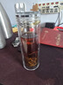 水宜生玻璃杯雙層水杯男茶杯高檔商務(wù)泡茶杯辦公杯水晶杯透明防燙微保溫 【380ml】禮盒裝 曬單實(shí)拍圖