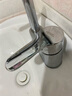 GuGuGo【德國(guó)】水龍頭洗臉盆冷熱水器二合一雙孔衛(wèi)生間面盆洗手池防濺水 雙孔冷熱面盆水龍頭【亮銀】 起泡防濺丨80cm進(jìn)水管*2 曬單實(shí)拍圖