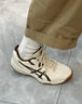 Onitsuka Tiger【定制】鬼塚虎復(fù)古經(jīng)典街頭德訓(xùn)芭蕾風(fēng) 絲綢鞋帶小眾低幫板鞋 橙黑色 37.5 曬單實(shí)拍圖