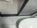 美心合金門廚房陽臺推拉門8mm單層鋼化玻璃防水防潮極窄邊框定制尺寸N045 雙包雙扇/3平方以內(nèi) 曬單實拍圖