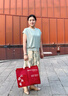 恒源祥媽媽春秋季毛衣外套2025新款洋氣高貴中老年女裝大碼套裝針織開(kāi)衫 豆綠色(套裝) M (90-105斤) 曬單實(shí)拍圖