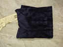 布符原創(chuàng)2024夏新款萬針刺繡休閑時尚中式圓領(lǐng)T恤短袖絲棉上衣女 青黛 S 曬單實拍圖