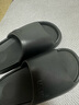 人本拖鞋男夏季踩屎感情侶厚底戶(hù)外運動(dòng)拖鞋涼拖女20004 純黑 40-41 曬單實(shí)拍圖