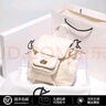 CHARLIE&KELLI品牌 CK輕奢包包女包小香風(fēng)菱格鏈條雙肩包生日禮物送女友老婆 米白色【京倉配送 品牌禮袋】 曬單實(shí)拍圖