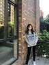 浪莎黑色打底褲女外穿春秋季高腰顯瘦彈力緊身褲休閑百搭鉛筆小腳褲女 黑色 L （適合106-125斤） 曬單實拍圖