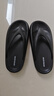 果洛菲厚底人字拖男士夏季外穿時(shí)尚休閑踩屎感沙灘涼拖鞋 黑色  40-41  曬單實(shí)拍圖