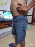 Levi's李維斯冰酷系列春夏新款男士防曬寬松水洗牛仔短褲涼感 中藍色 31 曬單實(shí)拍圖