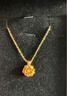 中國黃金（CHINA GOLD）黃金吊墜女足金蓮花項鏈好事蓮蓮吊墜七夕生日禮物女生送老婆媽媽 【京速達】蓮花吊墜【贈銀鏈+中金禮盒】 約0.3g 曬單實拍圖