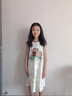 兒童睡裙女童夏季薄款純棉卡通卡皮巴拉少女學(xué)生背心睡衣裙帶胸墊 L-41078#卡皮巴拉 均碼 10碼（建議高103-113cm） 曬單實(shí)拍圖