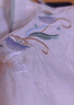 旗鉑漢服女童夏2025新款兒童新中式中國風(fēng)套裝 青黛短袖 不含配飾 140 曬單實拍圖