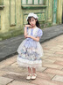 G.DUCKKIDS品牌女童夏裝洛麗塔25新款公主裙洋裝蘿莉塔中大童連衣裙兒童 HP102DX紫色(單裙子+頭飾) 170 cm【建議身高152-162cm 曬單實拍圖