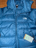 The North Face北面羽絨服男戶外高蓬保暖鵝絨防潑水7W7G 夜泊藍/1NO XL 曬單實拍圖