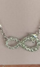 施華洛世奇（SWAROVSKI）   HYPERBOLA INFINITY 永恒愛意 項鏈畢業(yè)禮物女七夕情人節(jié)禮物 鍍白金色 5520576 曬單實拍圖