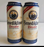百帝王（Benediktiner）小麥白啤酒 修道院經(jīng)典 500ml*24聽 整箱裝 德國原裝進口 曬單實拍圖