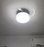 惠普普瑞護眼LED隱形扇葉餐廳遙控調(diào)光一體吊扇風(fēng)扇燈中山燈具包安裝 曬單實拍圖