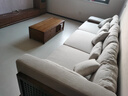 吉贈新中式宋代美學(xué)實(shí)木沙發(fā)茶幾組合客廳家用辦公室接待沙發(fā)2025新款 2.8米沙發(fā)+貴妃椅+1.2米茶幾+2椅 曬單實(shí)拍圖