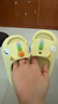 G.DUCKKIDS小黃鴨兒童拖鞋夏季卡通厚底踩屎感軟底浴室洗澡防滑女童涼拖鞋 米黃-2024年上新 24 25(適合腳長15.5cm) 曬單實(shí)拍圖