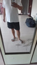 李寧速干運(yùn)動(dòng)套裝男夏季冰絲透氣短袖t恤短褲兩件套健身跑步運(yùn)動(dòng)服飾 白色短袖+短褲 XXL 曬單實(shí)拍圖