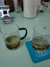 青蘋果耐熱玻璃水杯465ml四只 四色把手玻璃杯 圍爐煮茶杯牛奶杯 曬單實(shí)拍圖