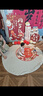 多美憶抓周道具全套龍寶寶一周歲生日布置氛圍道具28件套裝+地毯布 曬單實(shí)拍圖