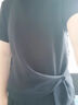 曼利鳥(niǎo)涼感冰絲夏薄款短袖T恤女寬松圓領(lǐng)不規(guī)則設(shè)計(jì)感收腰顯瘦遮肚上衣 摩卡[Y2009單件] M[建議80-100斤] 均碼 曬單實(shí)拍圖