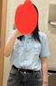 VEGA CHANG短袖襯衫女2025新款夏季時尚休閑豎條紋翻領(lǐng)微落肩襯衣 淺水藍 S 曬單實拍圖