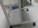 億家達宿舍床邊桌可移動升降辦公工作臺臥室出租屋用書桌筆記本電腦桌子 【單層款】暖白色80*40cm【可升降移動】 曬單實拍圖