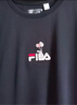 FILA 斐樂官方女子短袖T恤2025夏季時(shí)尚運(yùn)動兔子刺繡圓領(lǐng)絲柔棉套頭衫 曬單實(shí)拍圖