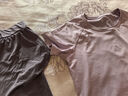 駱駝（CAMEL）彈力健身服女瑜伽運動訓(xùn)練兩件套裝 Y8S1QL8628-1 杜若紫 L 曬單實拍圖
