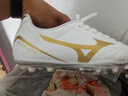 美津濃（MIZUNO）小李子:美津濃足球鞋比賽成人男鞋人造草地訓(xùn)練鞋飛盤鞋女寬版 白金色-AG短釘P1GA249407 40 (255JP) 曬單實(shí)拍圖