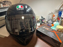 AGV K1S頭盔摩托車(chē)機車(chē)全盔通勤摩旅四季盔騎行跑盔安全agv頭盔 BLACK-亮黑色 L碼(適合57-58cm的頭圍) 曬單實(shí)拍圖