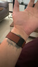 BHO適用蘋(píng)果手表表帶apple watch s10/ultra2表帶真皮iwatch s9/8/7/6/5/4/se真皮磁吸扣手表帶 曬單實(shí)拍圖