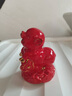 黃色陶瓷豬擺件招財(cái)風(fēng)水吉祥物補(bǔ)角可愛小豬豬客廳玄關(guān)裝飾工藝品 小號(hào)如意豬  無底座 紅瓷描金1件 曬單實(shí)拍圖