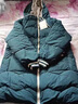 歐黛秀大碼羽絨服女200斤顯瘦中長款冬季裝棉服棉衣面包服胖mm時尚高端 黑色 4XL 建議180-200斤 曬單實拍圖