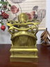 天祥緣 銅財(cái)神爺佛像擺件黃銅文財(cái)神居家供奉家用辦公室店鋪開業(yè)禮品 33號(hào)元寶財(cái)神 黃銅色 曬單實(shí)拍圖
