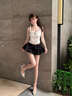 CARESS & KUDOS商場(chǎng)同款官方小ck銀色細(xì)高跟鞋女2025新款情人節(jié)成人生日禮物婚鞋 銀色 7.5cm -（舒適羊皮墊） 35 曬單實(shí)拍圖