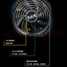 大水牛（BUBALUS）額定500W 勁強(qiáng)500臺(tái)式電腦主機(jī)電源（主動(dòng)式PFC/12CM風(fēng)扇/智能溫控/支持背線/寬幅電壓） 曬單實(shí)拍圖