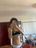 Calvin Klein內衣女士莫代爾混紡舒適上托ck輕運動(dòng)無(wú)鋼圈軟支撐薄墊背心式文胸 UB1-太空黑 S 曬單實(shí)拍圖