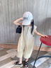 格素凡寶寶夏裝套裝2025新款兒童帥氣背帶褲男女童休閑背心連體褲漁夫褲 漁夫背帶褲(配T恤) 90 曬單實拍圖