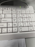 雙飛燕（A4TECH)FK15飛時代簡約有線鍵盤超薄防水巧克力按鍵筆記本電腦外接USB接口輕音 象牙白色 曬單實拍圖