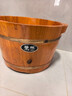 瑤妹【特價(jià)清倉撿漏】泡腳桶木桶家用洗腳盆木質(zhì)泡腳盆養生桶洗腳桶 杉木無(wú)按摩24厘米 曬單實(shí)拍圖
