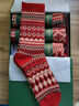 Cofni意大利女士純棉中筒襪子復古民族風(fēng)紅襪子春秋款抑菌防臭新年鴻運 禮盒裝： 6雙 曬單實(shí)拍圖