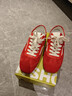 TOOMANYSHOES 【明星同款】 梨泰院復(fù)古運(yùn)動(dòng)德訓(xùn)鞋銀色軟底休閑鞋好溜鞋女鞋 紅色 39 曬單實(shí)拍圖