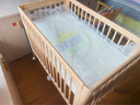 英氏嬰兒床圓夢(mèng)小床0-3歲實(shí)木櫸木兒童床11擋調可拼接帶輪YBCMJ0P011A 小床+搖籃月床墊S19YLA05811009S 曬單實(shí)拍圖