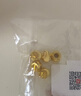 行金銀中黃金吊墜 999足金貓眼吊墜編手繩 DIY項鏈圓形珠吊墜送女友老婆 貓眼珠吊墜（多顆）克重多退少補 約0.95克 曬單實拍圖