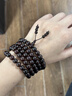 祥隱【直發(fā)】印度天然小葉紫檀手串108顆多圈檀木佛珠手鏈禮物 【108顆佛珠】極品小葉紫檀-6mm 曬單實(shí)拍圖