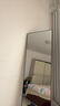 全品屋穿衣鏡全身鏡落地鏡掛門服裝店試衣鏡壁掛鏡掛穿一體簡約北歐風(fēng) 【圓角】赫本黑160*50cm 送貨上門 曬單實(shí)拍圖