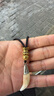 唐懷瑟真銀沉香吊墜掛繩掛脖項(xiàng)鏈繩子黑曜石翡翠天珠和田玉墜平安扣佛繩 固定款黑繩 曬單實(shí)拍圖