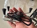 RAM踏板摩托車(chē)手機支架摩旅騎行 Vespa后視鏡抱箍式固定手機導航支架 大號背夾-9厘米連桿（鍍鉻版） 曬單實(shí)拍圖